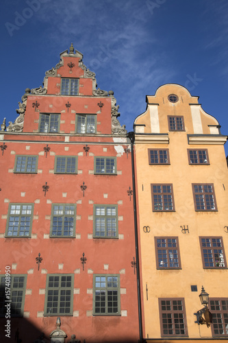 Colorful Building Facade, Stortorget Square, Gamla Stan - City Centre, Stockholm