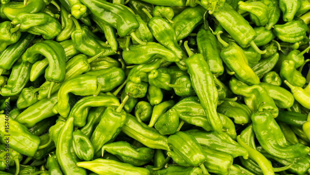 green peper chili. background