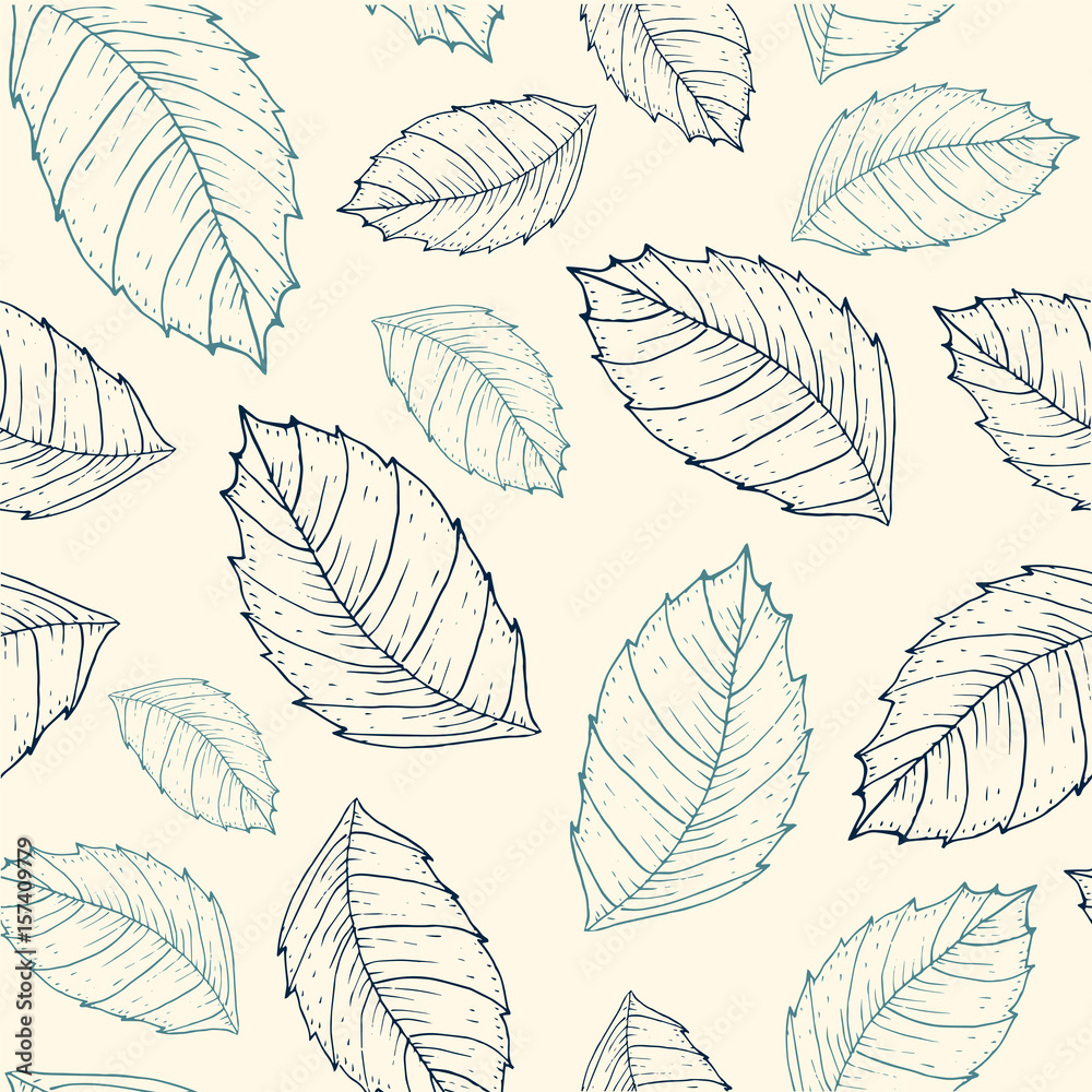 Leaf background pattern