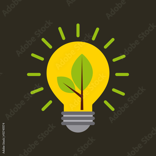 bulb ideas illustration icon vector design graphic