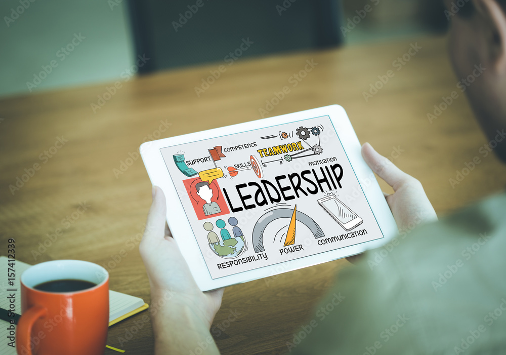 Fototapeta premium BUSINESS FINANCE TEAMWORK COMMUNICATION SUCCESS AND LEADERSHIP CONCEPT