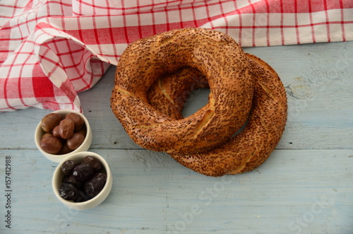 Simit  ve kahvaltılıklar photo