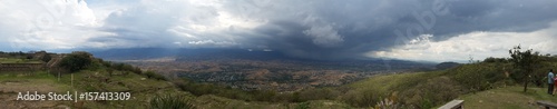 Nubes, paisaje, montañas, lluvia, 