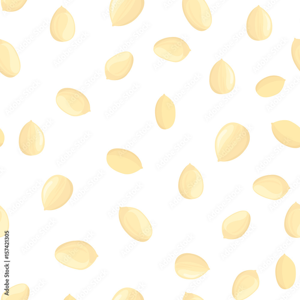 seamless texture with fresh peeled groundnuts for your design seamless texture with fresh peeled groundnuts for your design
