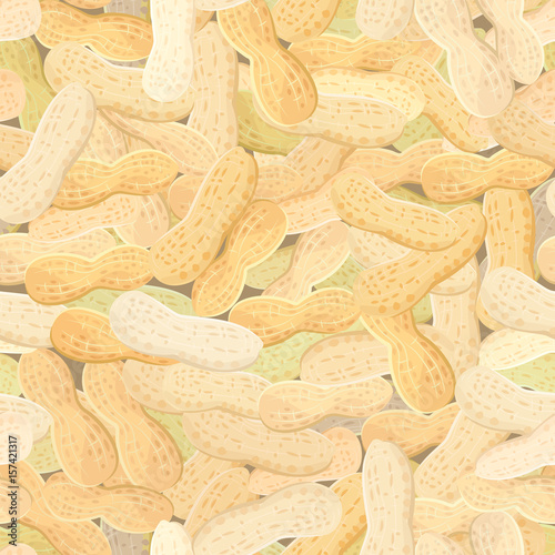 seamless texture with peanuts for your design