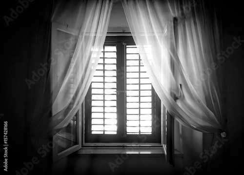 Old Venetian Blinds