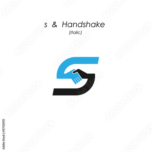 Creative s- letter icon abstract logo design vector template.Business offer,partnership icon.Corporate business and industrial logotype symbol.