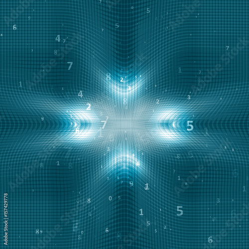 Digital code background