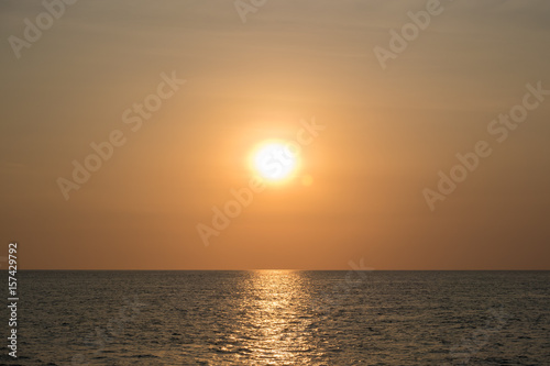 Sunset at the sea © Chanawin