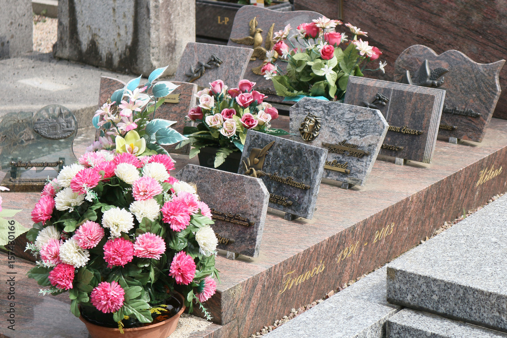 tombe-fleurie-stock-photo-adobe-stock