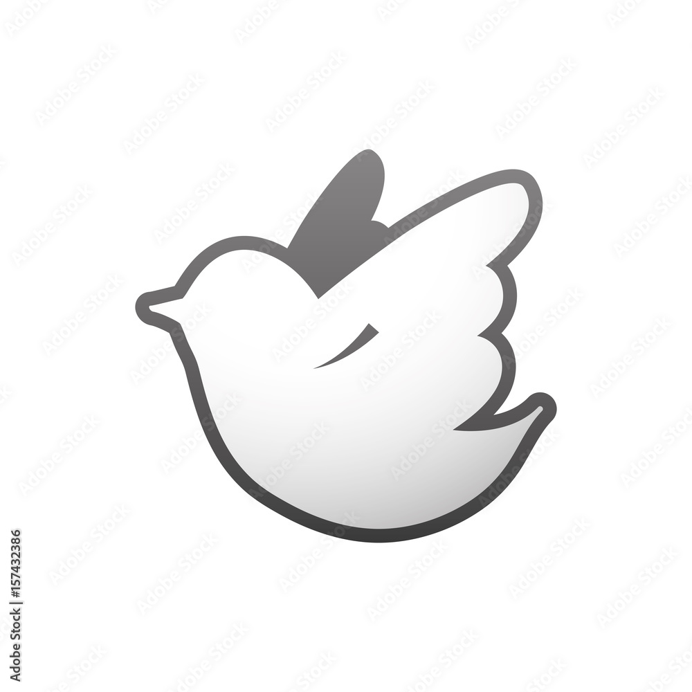 Dove bird symbol icon vector illustration graphic design Dove bird symbol icon vector illustration graphic design