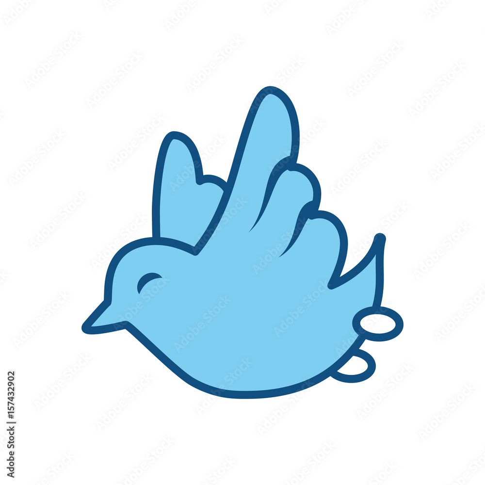 Dove bird symbol icon vector illustration graphic design Dove bird symbol icon vector illustration graphic design
