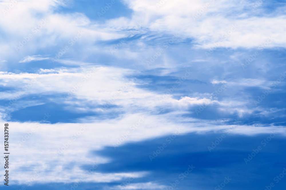 Clouds and  blue sky background, Abstract nature background