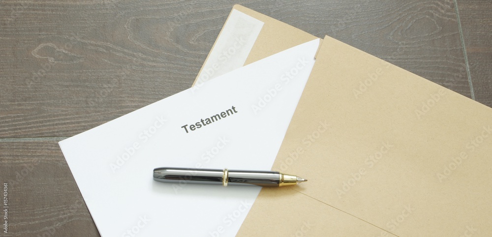 Testament, letzter Wille Testament, letzter Wille
