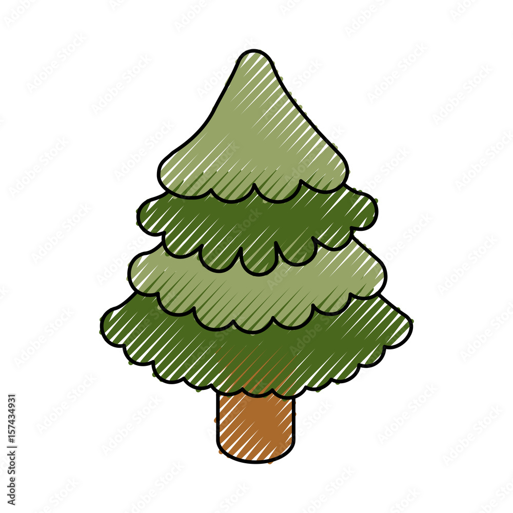 Tree pine christmas icon vector illustration graphic design Tree pine christmas icon vector illustration graphic design