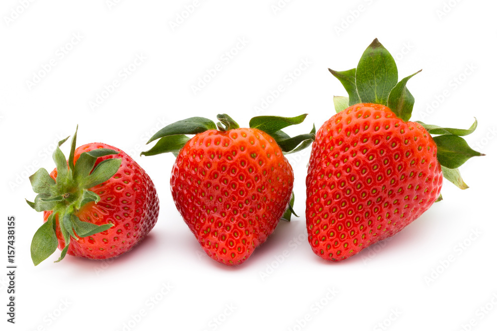 Strawberry isolated on white background. Fresh berry. Strawberry isolated on white background. Fresh berry.