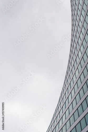 Windows office building, business center for background. Architecture, construction, repair industry concept. With empty space for text. Template, blank, form