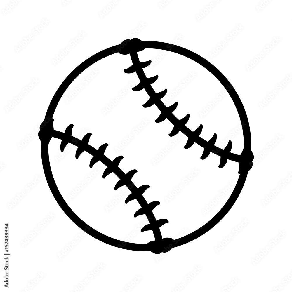 Baseball ball isolated icon vector illustration graphic design Baseball ball isolated icon vector illustration graphic design