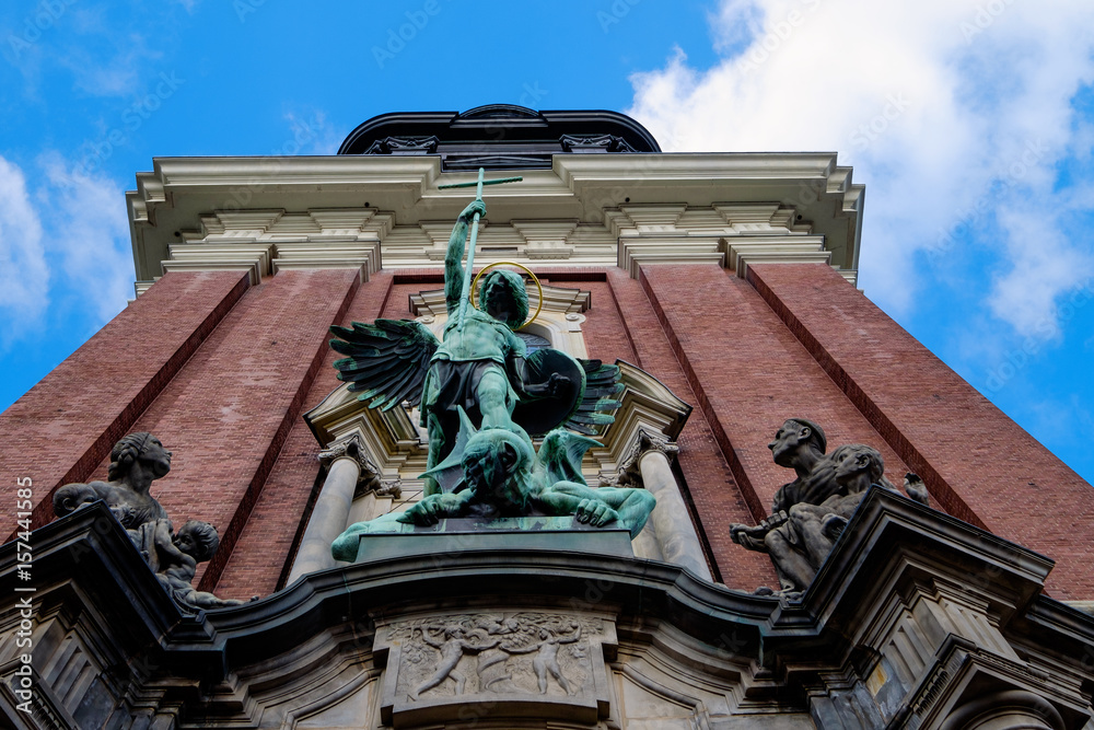 Fototapeta premium St Michaeliskirche in Hamburg