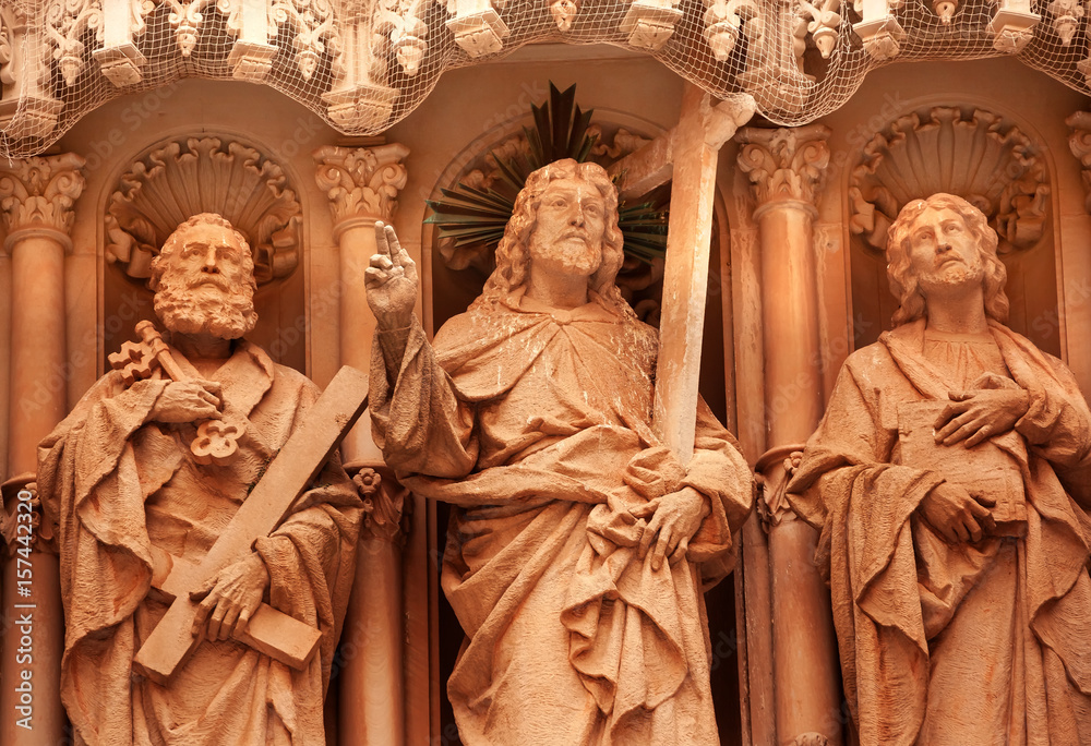 Christ Disciple Statues Monestir Monastery of Montserrat Catalonia, Spain