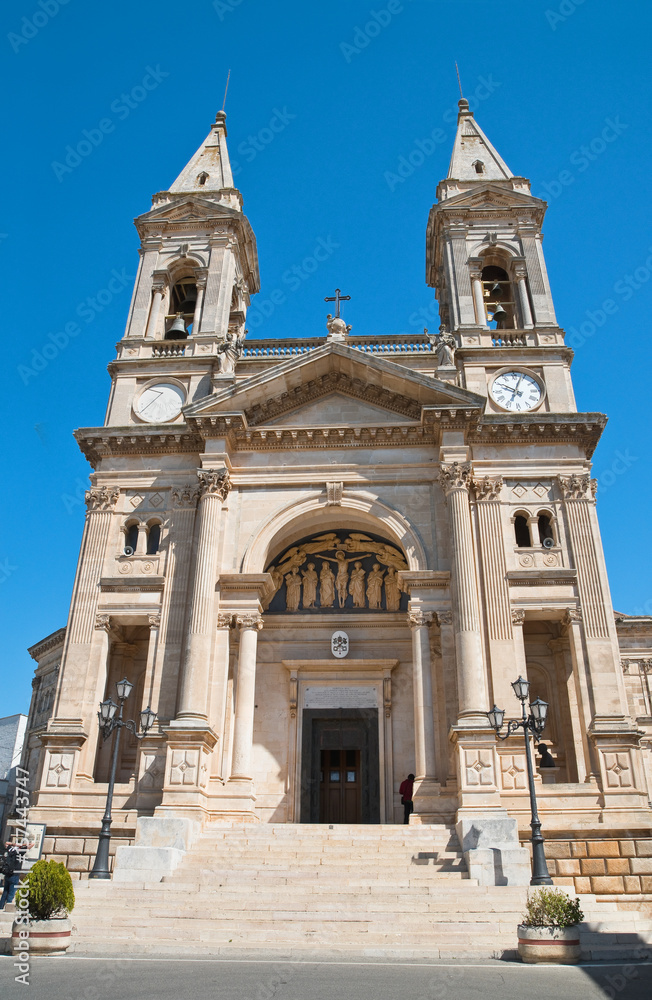 Basilica Church of SS. Cosma e Damiano. Alberobello. Puglia. Italy. 