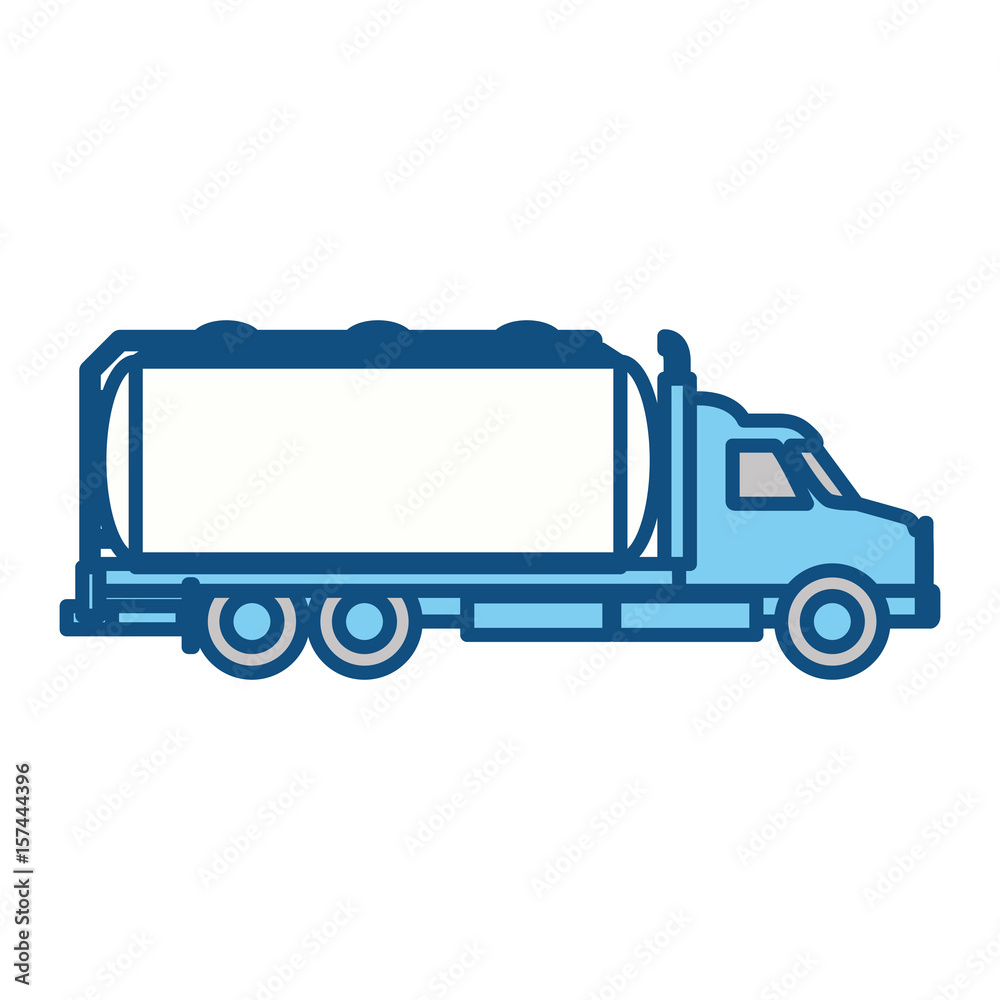 Cargo truck vehicle icon vector illustration graphic design