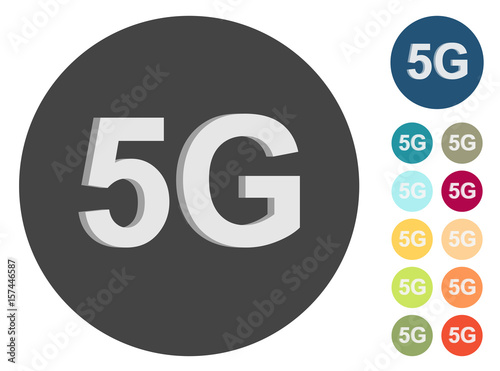 3D Icons - 5G Breitband
