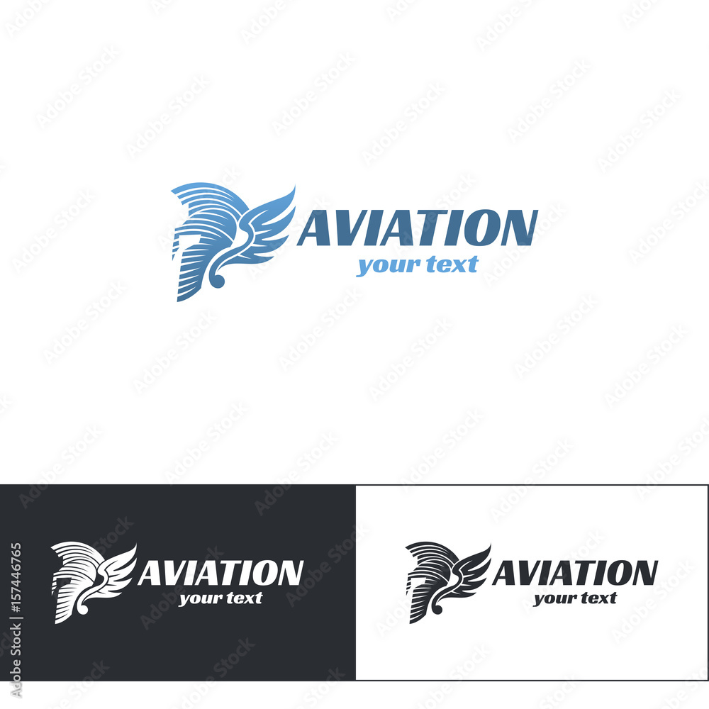 Fototapeta premium Aviation Logo Design Five