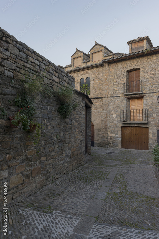 By the town of Ainsa in the province of Huesca