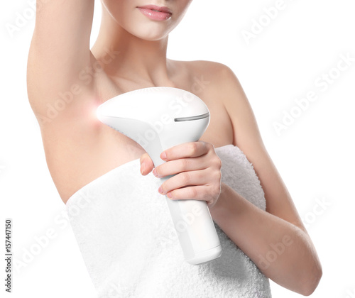 Beautiful young woman with ...