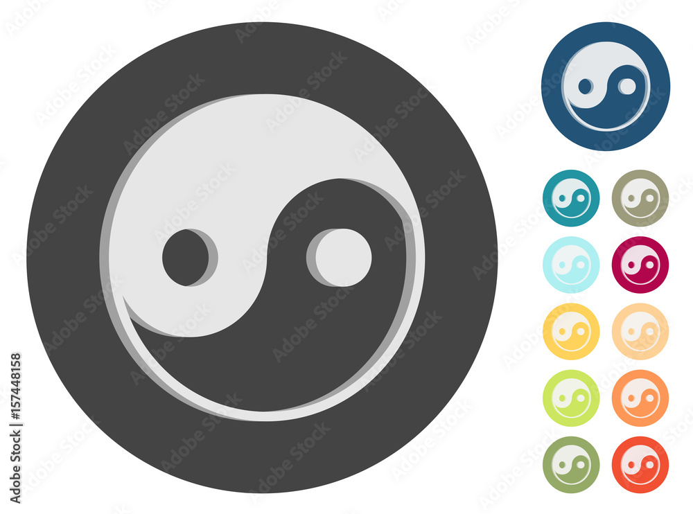 3D Icons - Yinyang