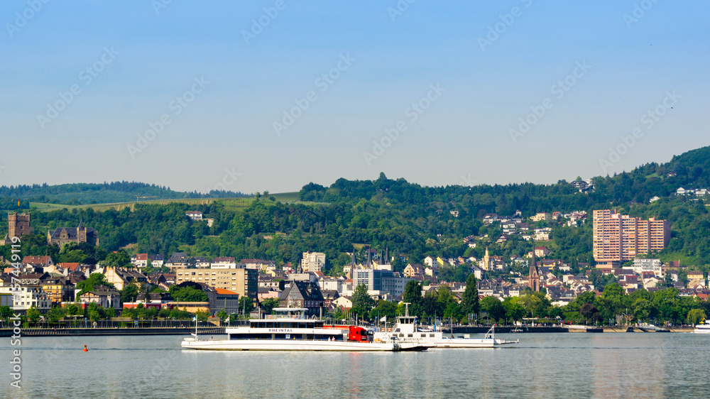 Panorama von Bingen am Rhein