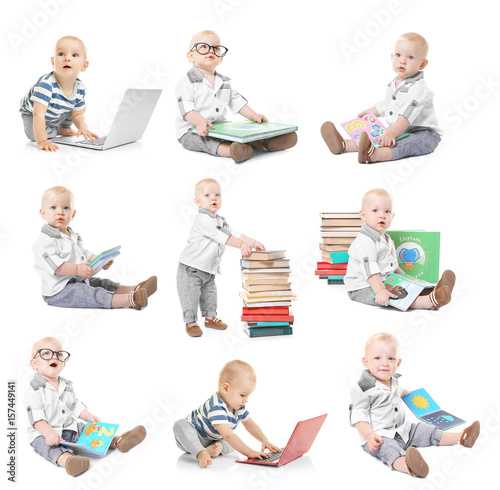 Childhood concept. Collage ...