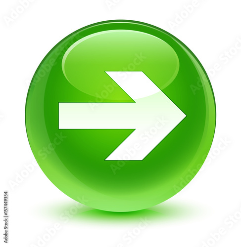 Free Download Next arrow icon glassy green round button - GFXLoad