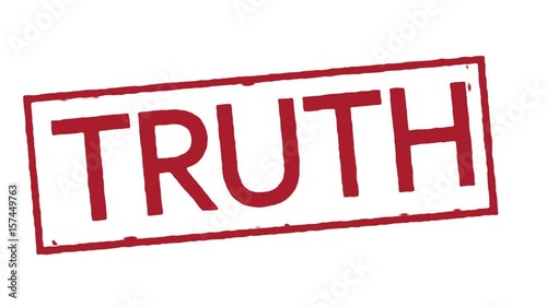Red truth stamp 