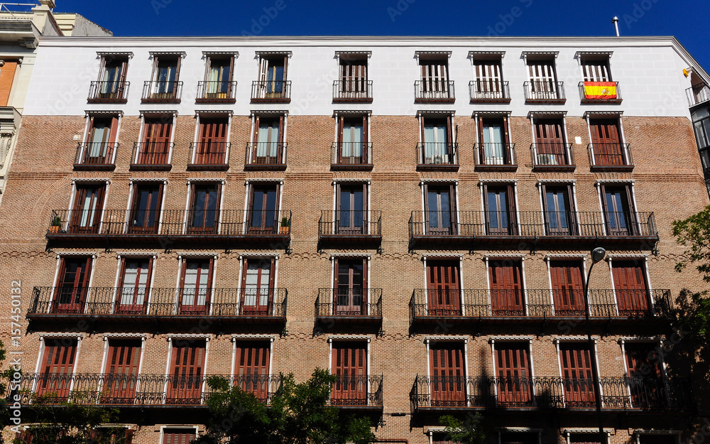 Bloque de pisos, Barrio de Salamanca, Madrid, España
