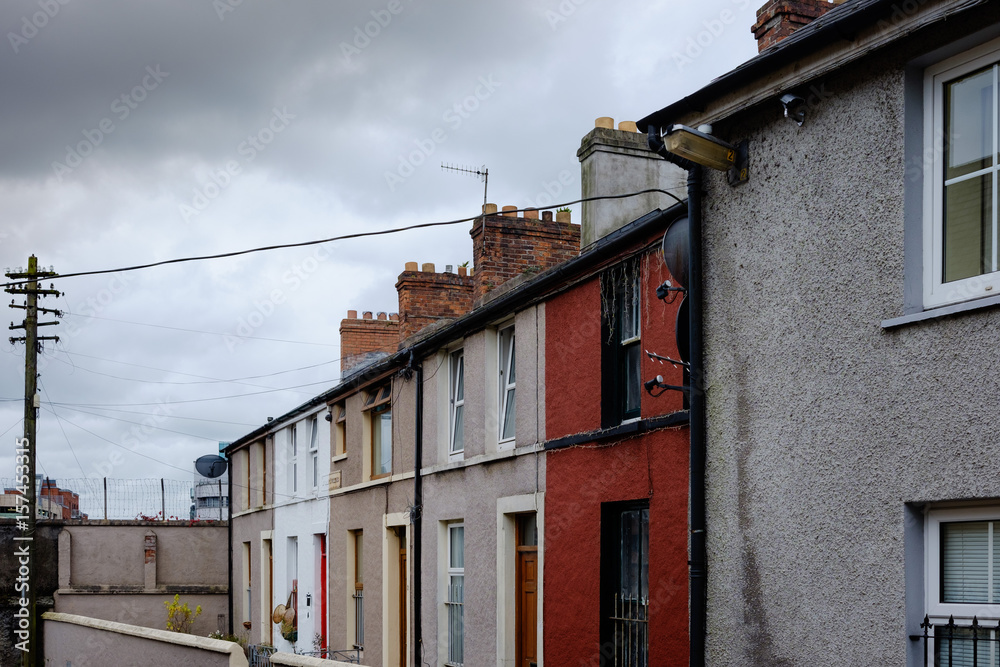 Coloured houses in Ireland