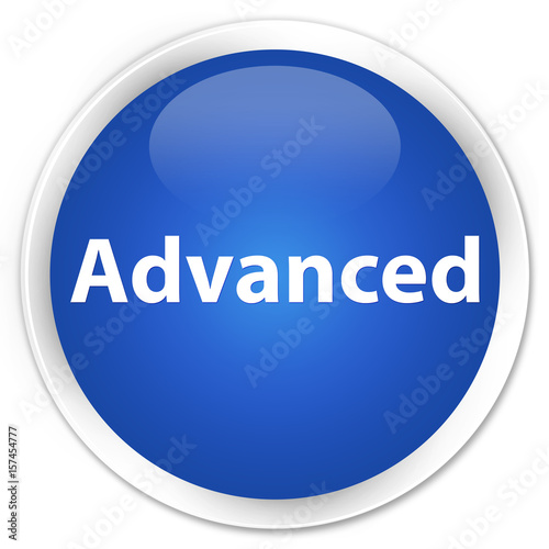 Advanced premium blue round button