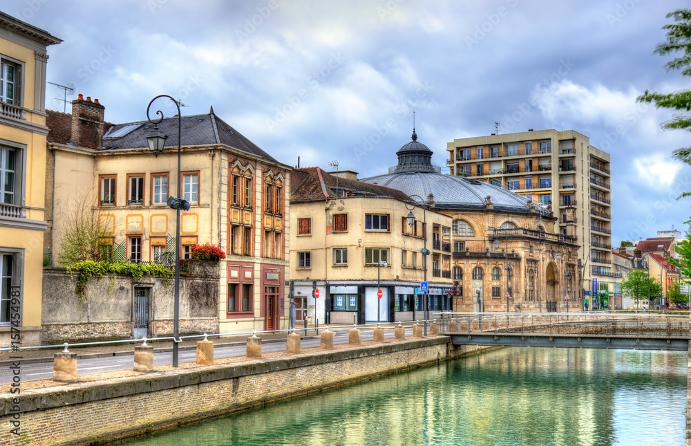 Canal du Trevois in Troyes, France