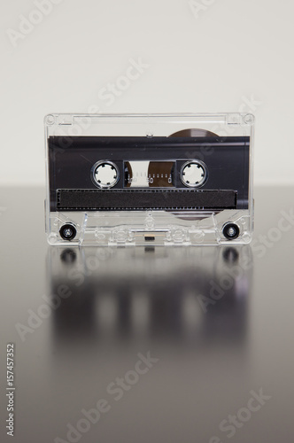 Musikkassette - audio tape - mit Spiegelung photo