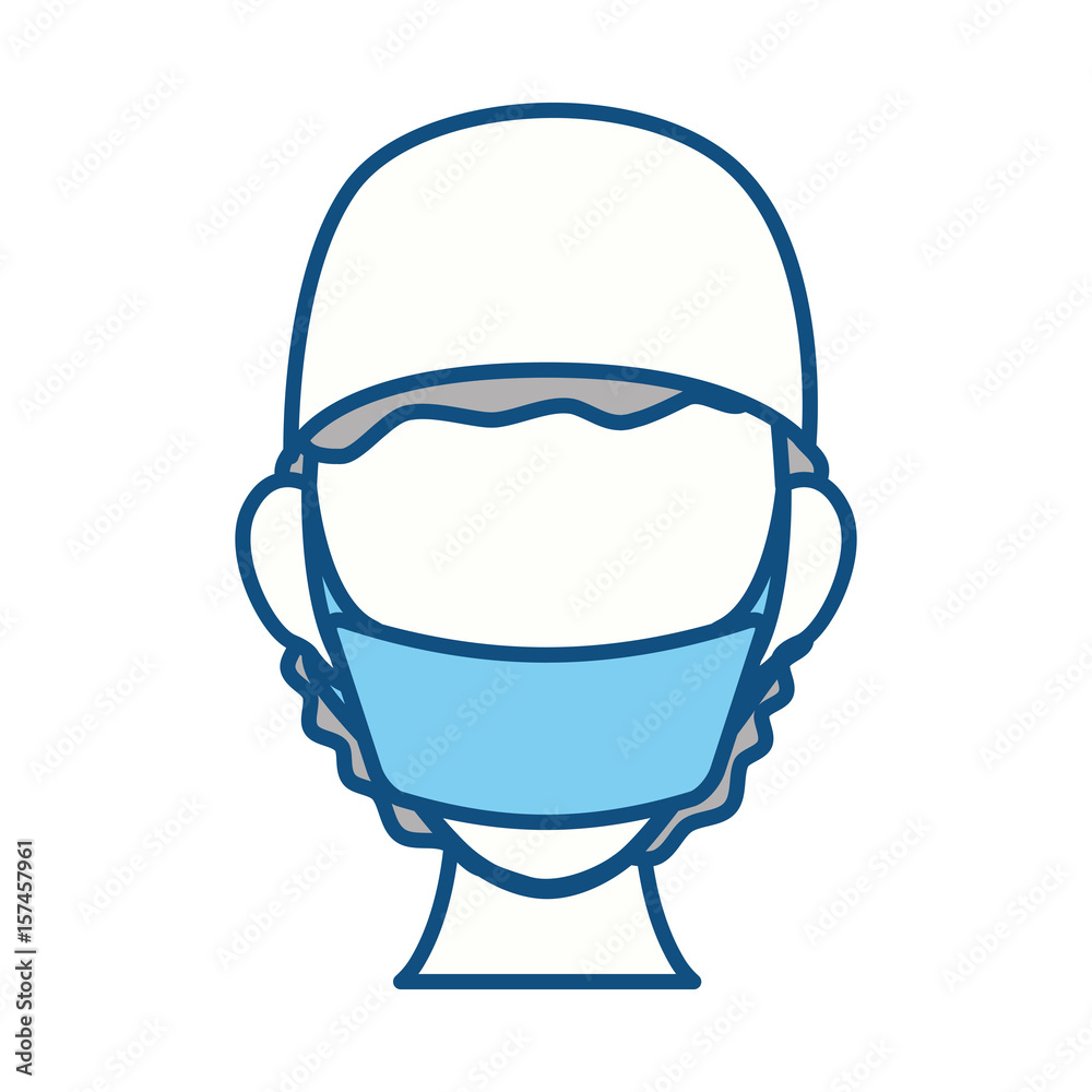 Surgeon doctor profile avatar vector illustration icon graphic design Surgeon doctor profile avatar vector illustration icon graphic design