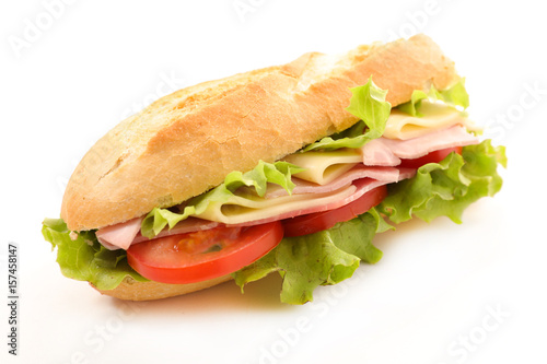 sandwich isolated on white background