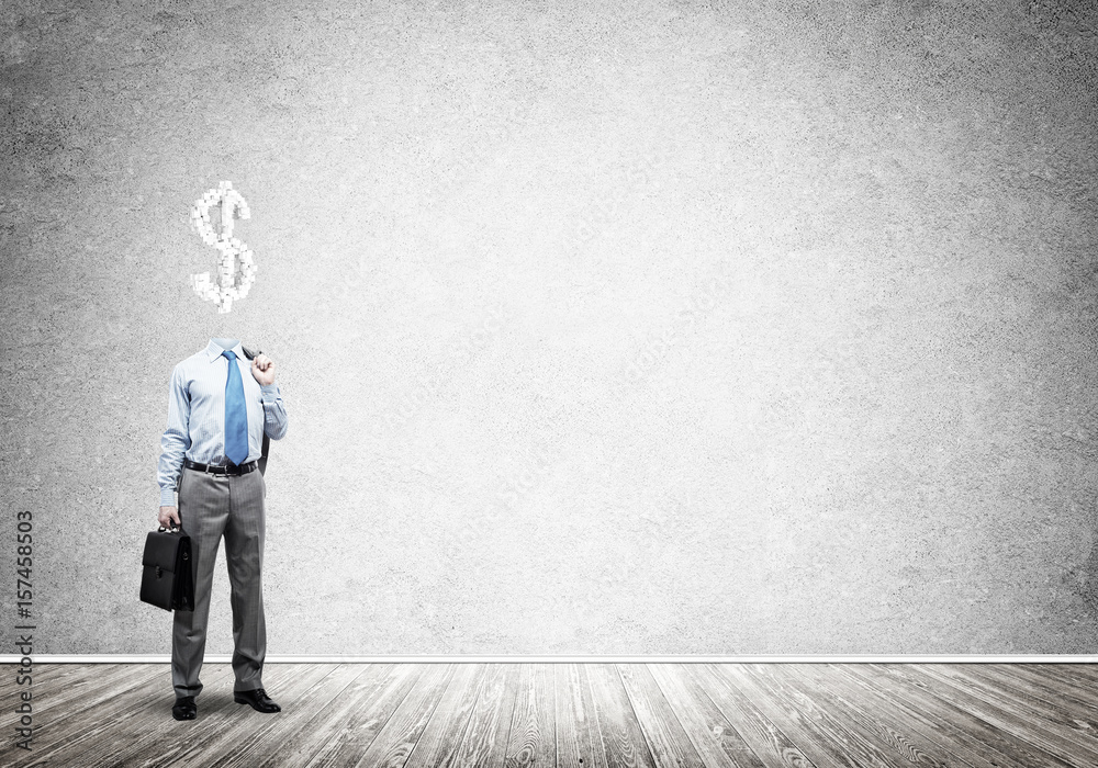 He is always thinking about money He is always thinking about money