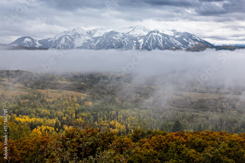 Foggy Mist in the Rocky Mountains of Colorado