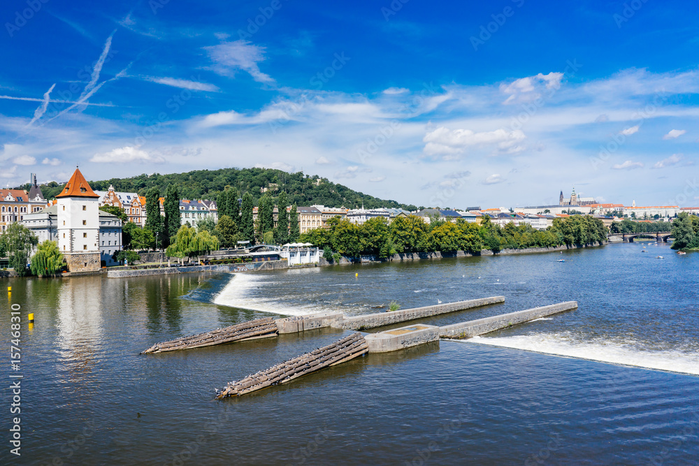 Obraz premium River Vltava Prague Czech Republic