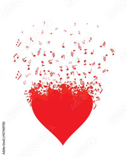 Vector Musical Heart