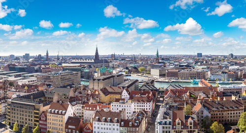 Aerial view of Copenhagen © Sergii Figurnyi
