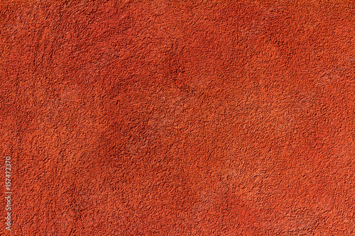Red plaster wall, architectural background
