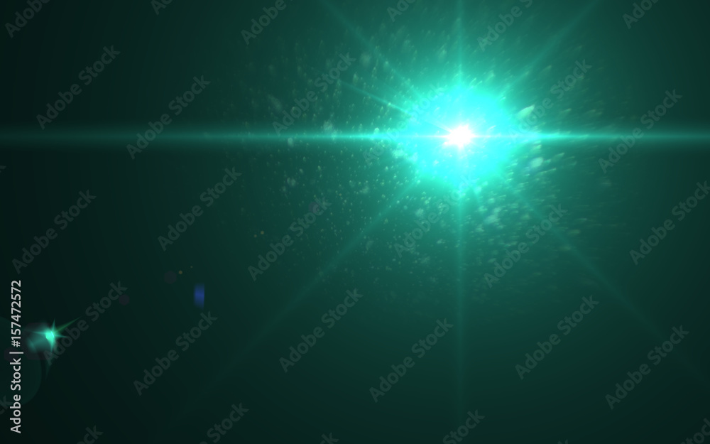 Fototapeta premium Abstract galactic space scape background with distant stars..