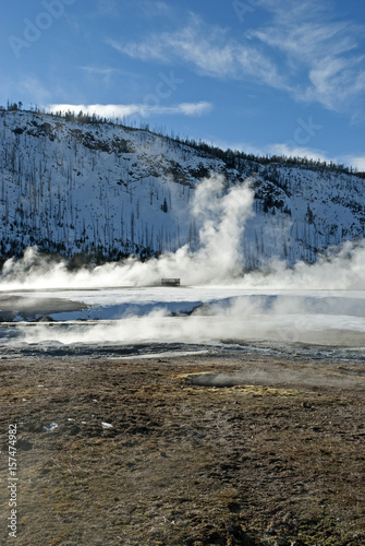 Black Sand Basin, Winter, Yellowstone NP